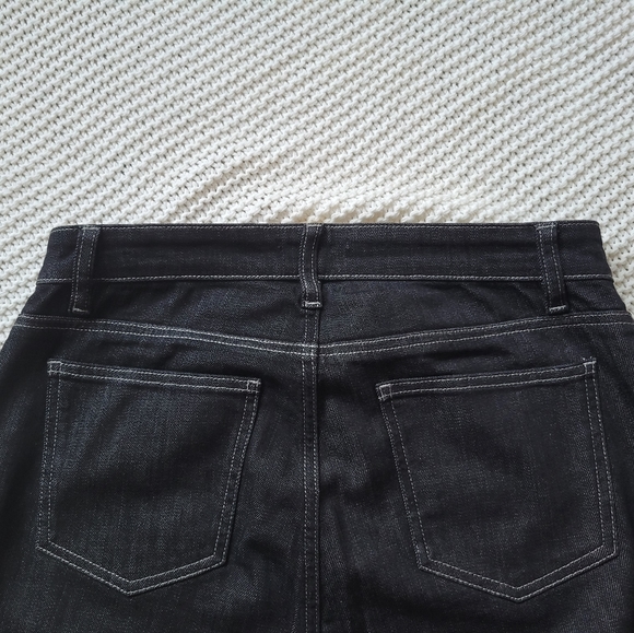 Eileen Fisher Organic Cotton Denim High-Waist and Ankle length. Black .Size 6 - Picture 11 of 11